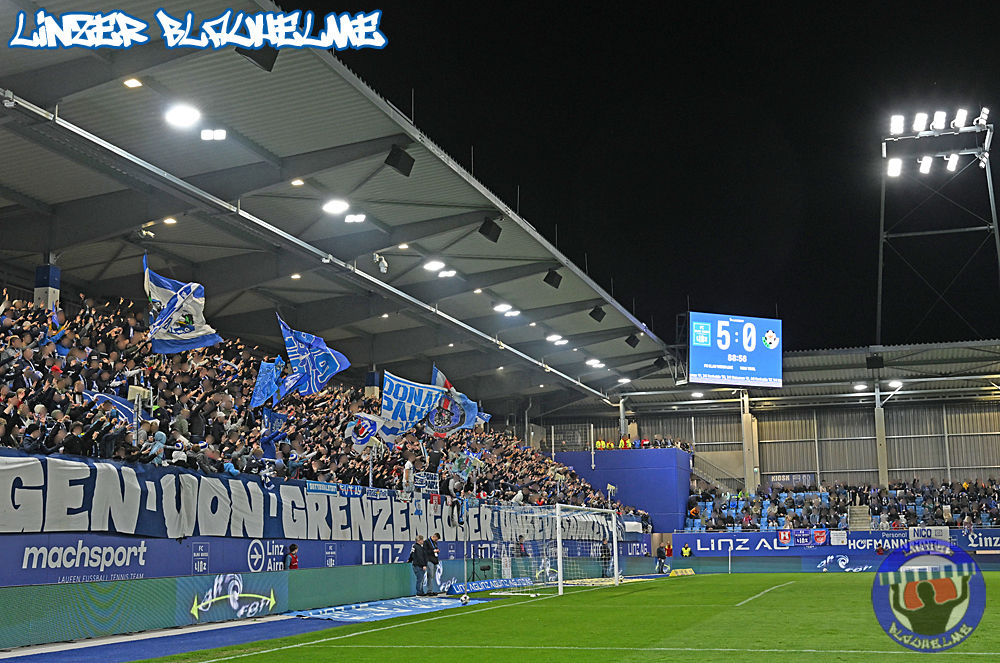 5:0 Ausrufezeichen in Blau Weiss